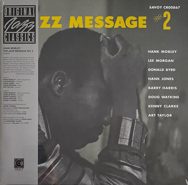 Hank Mobley - Jazz Message #2 (LP, Album, Mono, RE, 180)