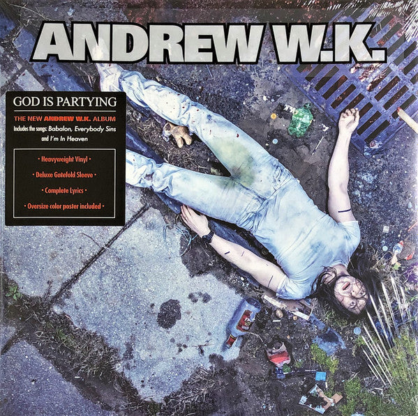 Andrew W.K. - God Is Partying (LP, Album, Dlx, Ltd, Whi)