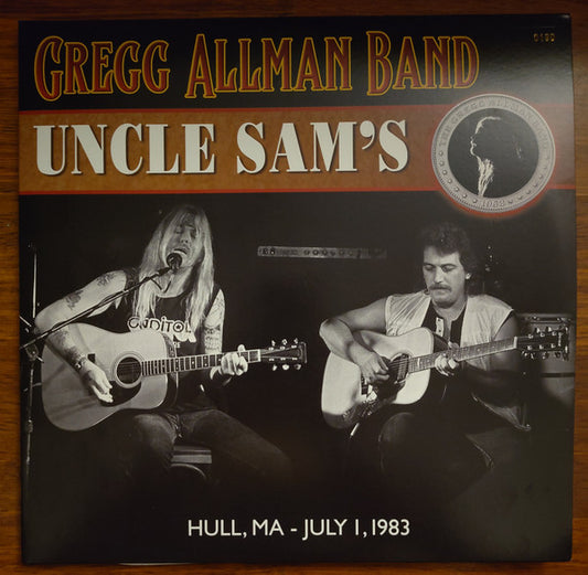 Gregg Allman Band* - Uncle Sam's (Hull, MA - July 1, 1983) (2xLP, Album, Ltd, Num, Tri)