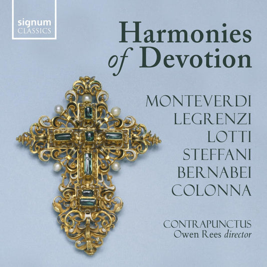 Monteverdi*, Legrenzi*, Lotti*, Steffani*, Bernabei*, Colonnna*, Contrapunctus (2), Owen Rees (2) - Harmonies Of Devotion (CD)