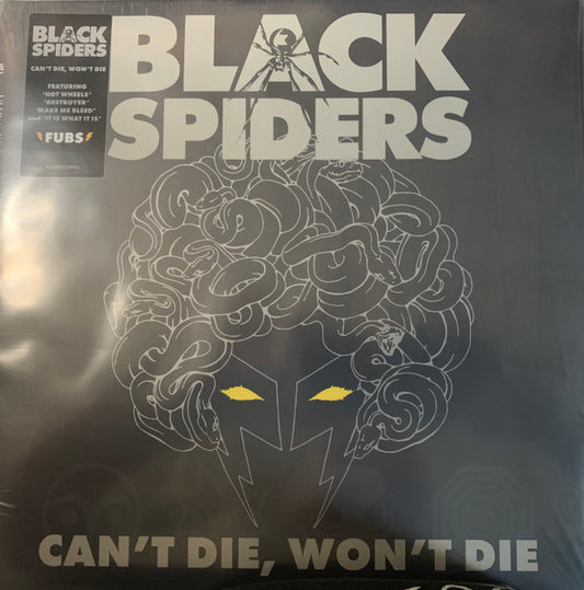 Black Spiders - Can't Die, Won't Die (LP, Album)