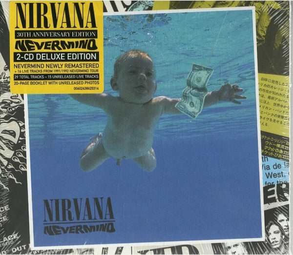 Nirvana - Nevermind (CD, Album, RE, RM + CD + Dlx, 30t)
