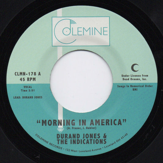 Durand Jones & The Indications - Morning In America / Cruisin' To The Park (7", Single)