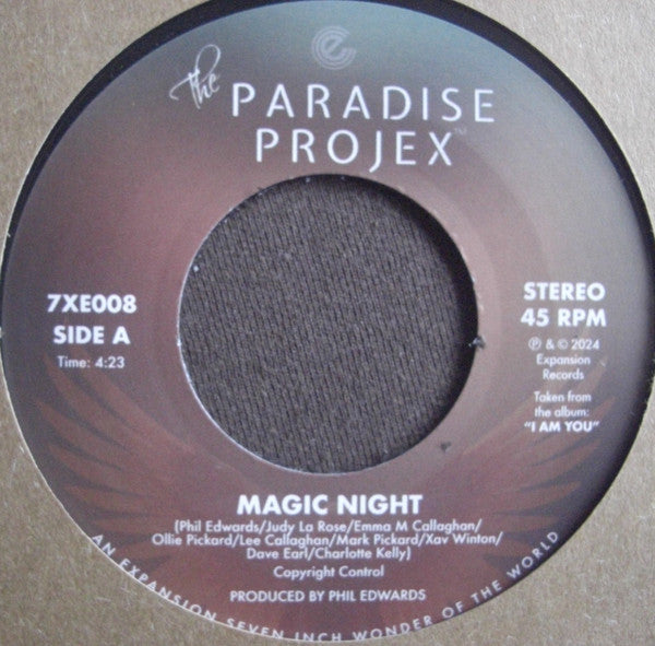 The Paradise Projex - Magic Night / Someone Like You (7", Single)