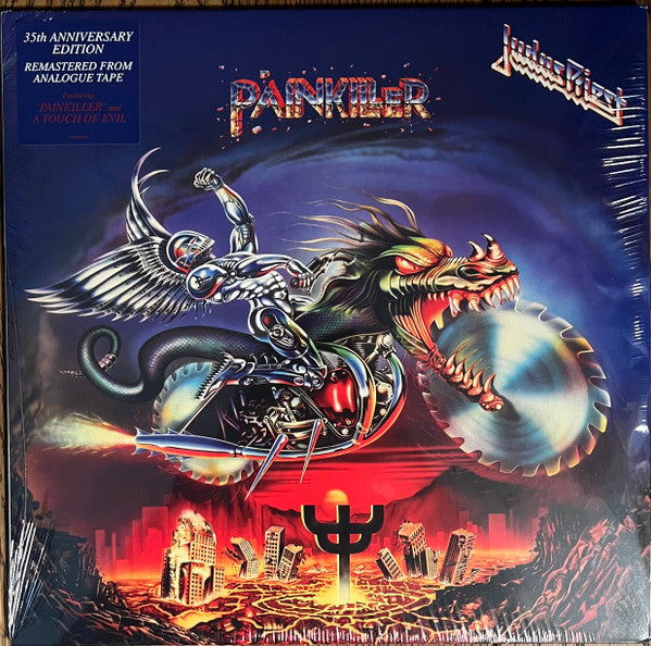 Judas Priest - Painkiller (LP, Album, RE, RM, 35t)