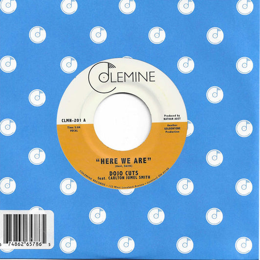 Dojo Cuts Feat. Carlton Jumel Smith* - Here We Are (7", Single)