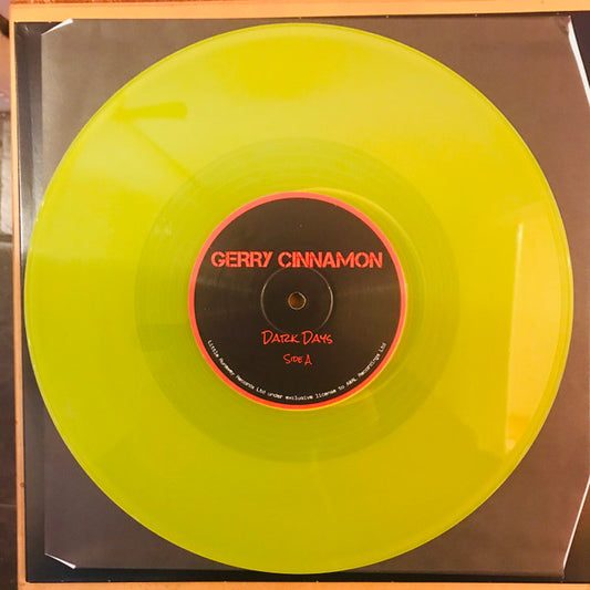 Gerry Cinnamon - Dark Days (10", Single, Ltd, Yel)