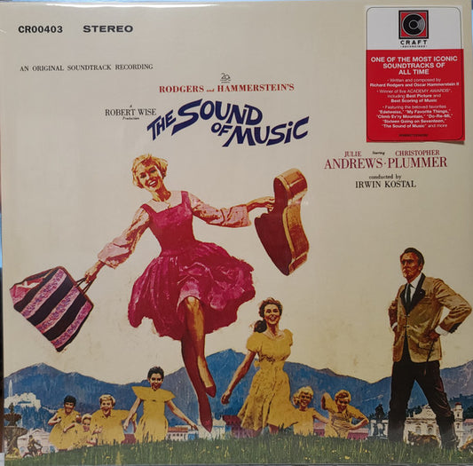 Rodgers And Hammerstein* / Julie Andrews, Christopher Plummer, Irwin Kostal - The Sound Of Music (An Original Soundtrack Recording) (LP, Album, RE)