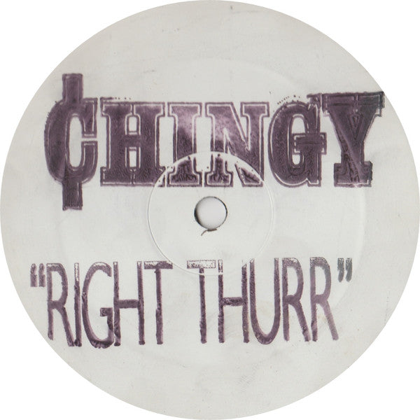 Chingy - Right Thurr (Remix) (12", W/Lbl, Sta)