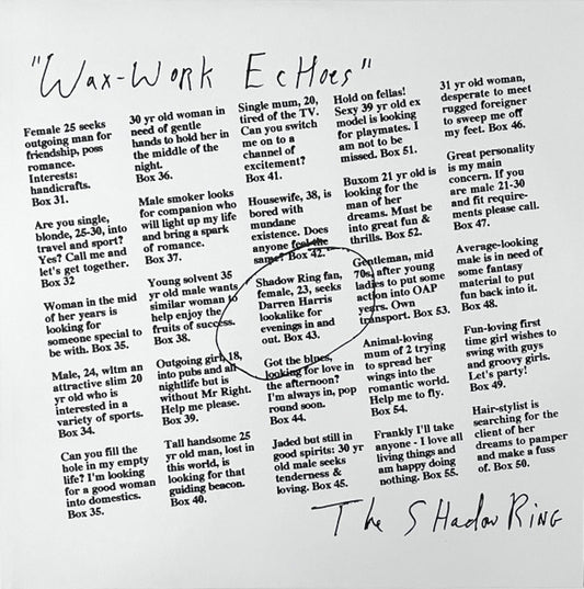 The Shadow Ring - Wax-Work Echoes (LP, Album)