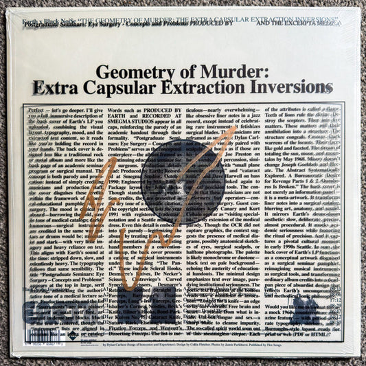 Earth (2), Black Noi$e - Geometry Of Murder : The Extra Capsular Extraction Inversions (2xLP, Album, Ltd, Cry)