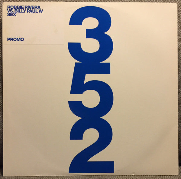 Robbie Rivera - Sex (12", Promo)