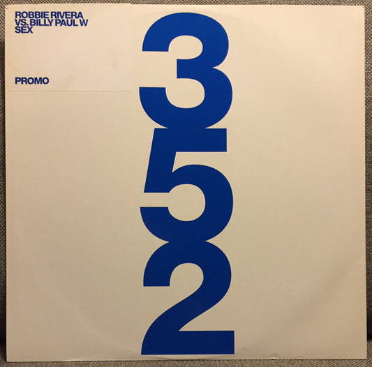 Robbie Rivera - Sex (12", Promo)