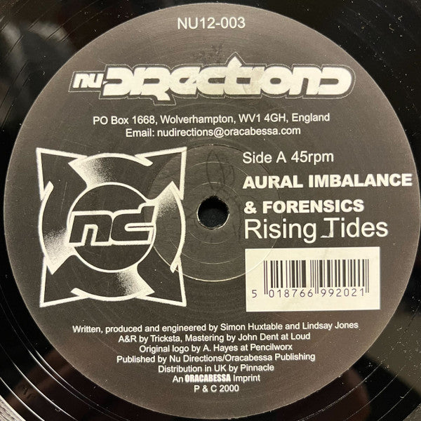 Aural Imbalance & Forensics - Rising Tides / Genetic Sequence (12")