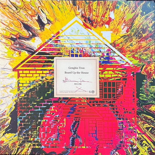Genghis Tron - Board Up The House (LP, Album, RE, RP, Bla)