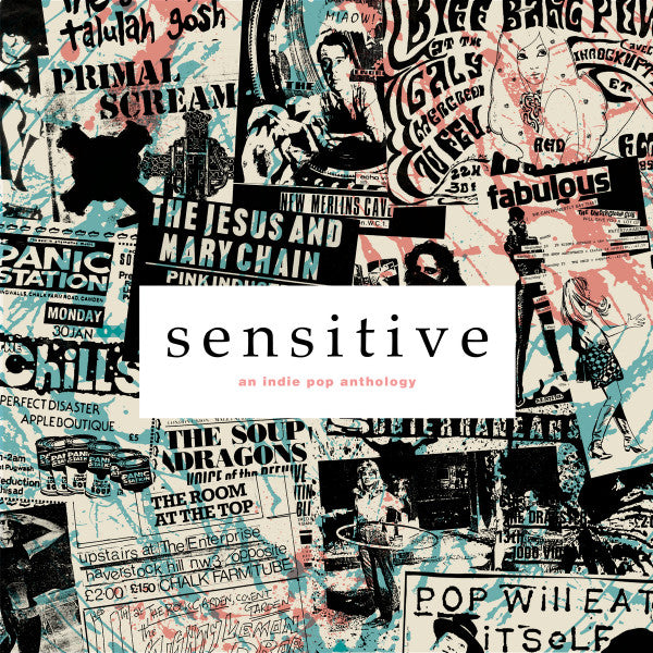 Various - Sensitive (An Indie Pop Anthology) (2xLP, Comp, RM, Gat)
