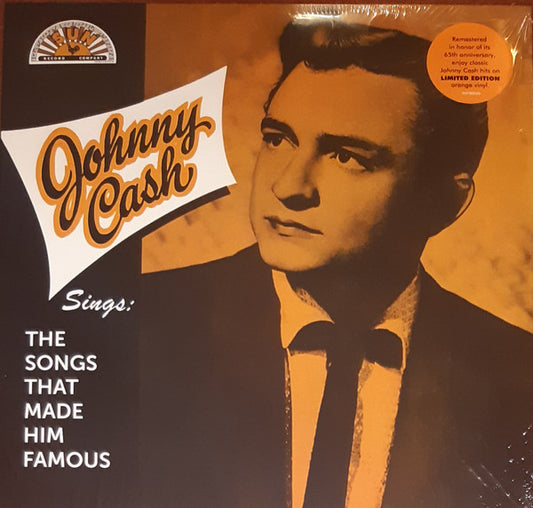 Johnny Cash - Johnny Cash Sings The Songs That Made Him Famous (LP, Ltd, RE, RM, Ora)