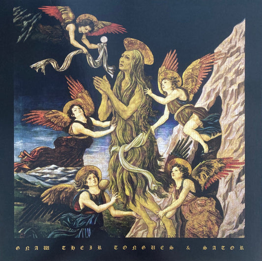 Gnaw Their Tongues / Sator (6) - Gnaw Their Tongues & Sator (LP, Ltd, Gol)