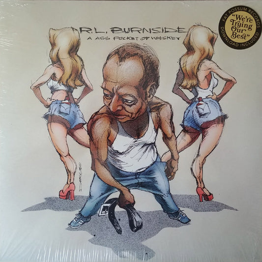R.L. Burnside - A Ass Pocket Of Whiskey (LP, Album, RE)