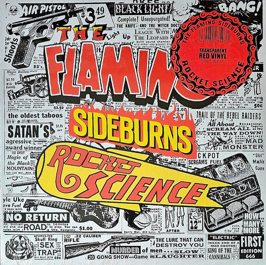 The Flaming Sideburns - Rocket Science (Original Artyfacts From The Psychedelic Era 1996–1999) (LP, Comp, Tra)