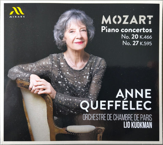 Mozart*, Anne Queffélec, Orchestre De Chambre De Paris, Lio Kuokman - Piano Concertos No. 20 K. 466 / No. 27 K. 595 (CD, Album)