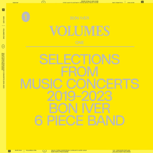 Bon Iver - Volumes: One - Selections From Music Concerts 2019-2023 Bon Iver 6 Piece Band (LP, Comp)