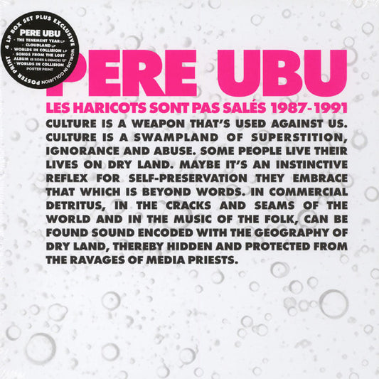 Pere Ubu - Les Haricots Sont Pas Salés 1987-1991 (LP, Album, RE, RM + LP, Album, RE, RM + LP, Album,)