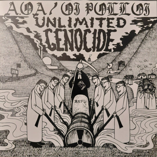 A.O.A* / Oi Polloi - Unlimited Genocide (LP, Album, Bla)