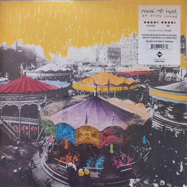Neutral Milk Hotel - On Avery Island (12", Album, RE, Yel + 12", Album, RE, Red)