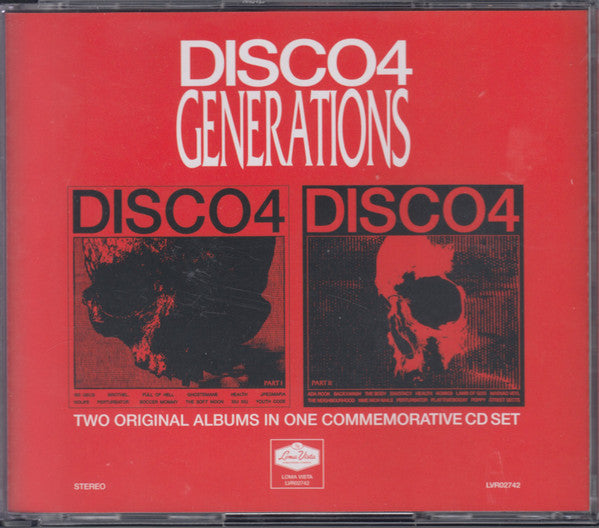 HEALTH (2) - Disco4 Generations (CD, Album + CD, Album + Comp, RE)