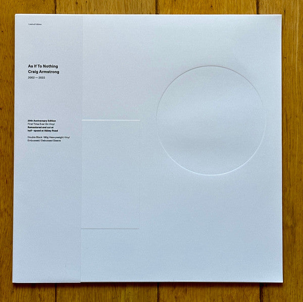 Craig Armstrong - As If To Nothing (2xLP, Album, Ltd, RE, RM)