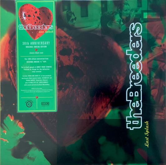 The Breeders - Last Splash (30th Anniversary Original Analog Edition) (2x12", Album, RE, RM + 12", S/Sided, EP, Etch + Lt)