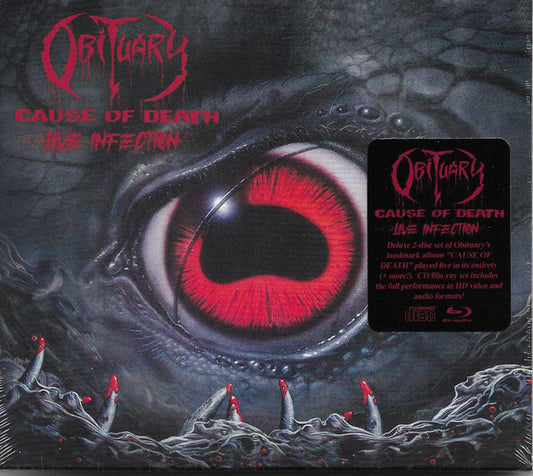 Obituary - Cause Of Death ● Live Infection (CD + Blu-ray + Album, Dlx)