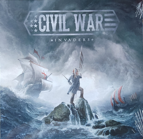Civil War (5) - Invaders (2xLP, Album, Sil)