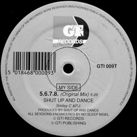 Shut Up And Dance* - 5.6.7.8. (12")