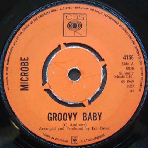 Microbe (4) / The Microbop Ensemble - Groovy Baby / Your Turn Now (7", Single, Pus)