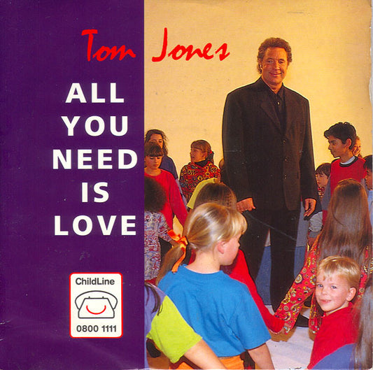 Tom Jones - All You Need Is Love (7", Single)