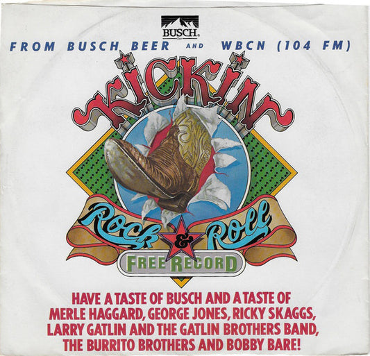 Various - Kickin Rock & Roll Free Record (7", EP, Promo)