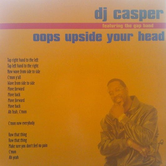 DJ Casper Featuring The Gap Band - Oops Upside Your Head (12", Promo)