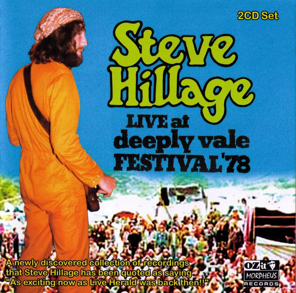 Steve Hillage - Live At Deeply Vale Festival '78 (2xCD, Album)