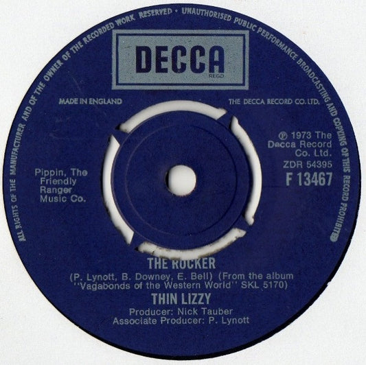Thin Lizzy - The Rocker (7", Single)
