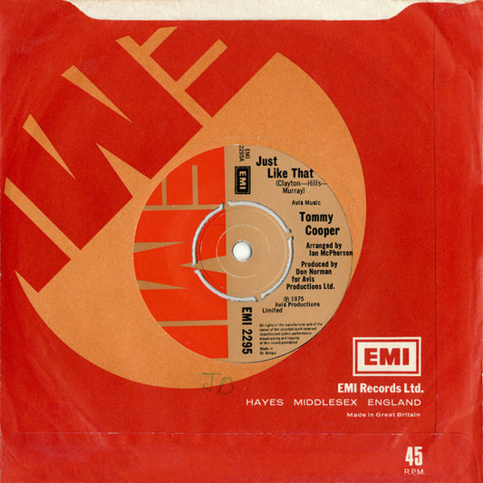 Tommy Cooper (2) - Just Like That (7")