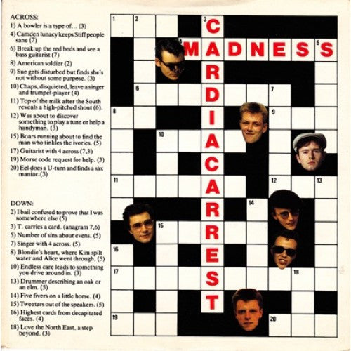 Madness - Cardiac Arrest (7", Single, Pin)