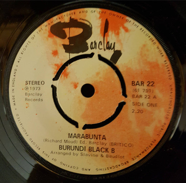 Burundi Black B* - Marabunta (7", 4-p)
