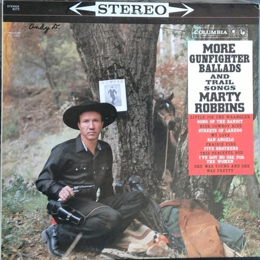 Marty Robbins - More Gunfighter Ballads And Trail Songs (LP, RE, Ter)