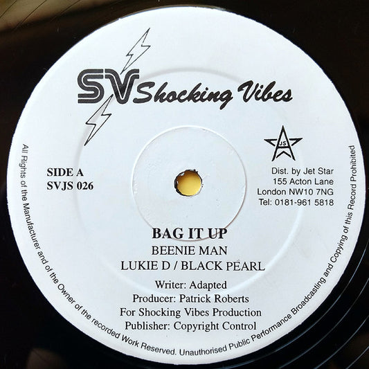 Beenie Man, Lukie D.* / Black Pearl (5) - Bag It Up (12")