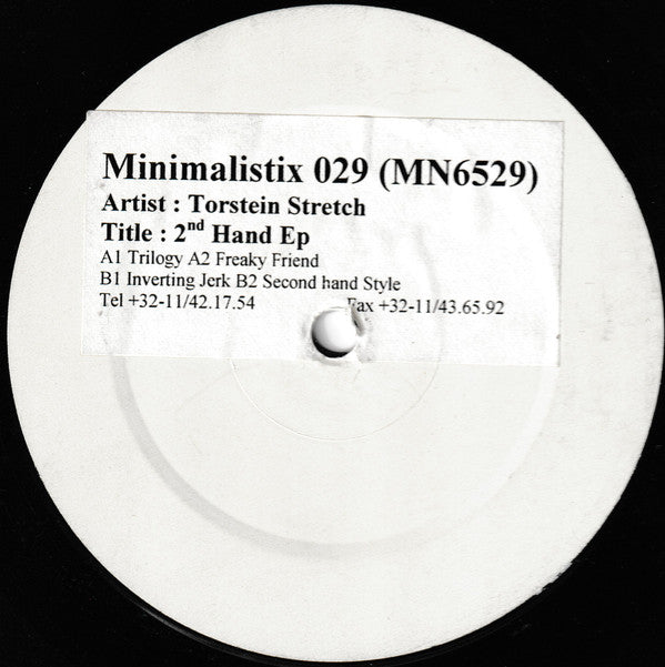 Torstein Stretch - 2nd Hand EP (12", EP, Promo, W/Lbl, sti)