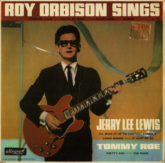Roy Orbison, Jerry Lee Lewis & Tommy Roe - Roy Orbison Sings (LP, Comp, RE)