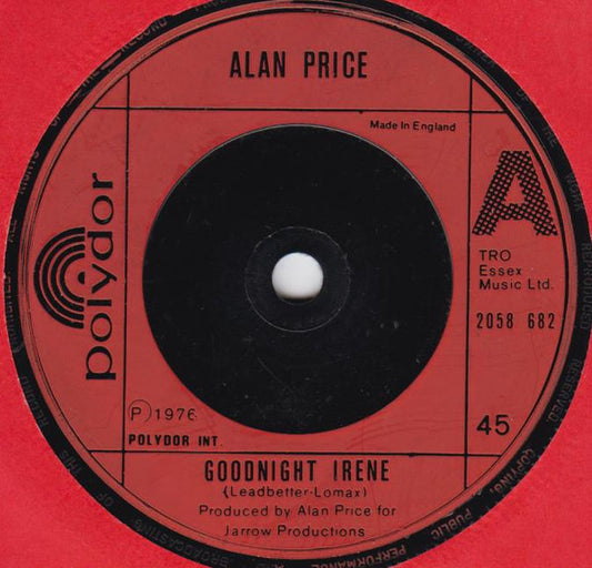 Alan Price - Goodnight Irene (7")