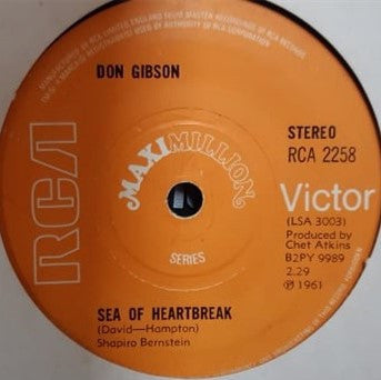 Don Gibson - Sea Of Heartbreak (7", Maxi, Sol)